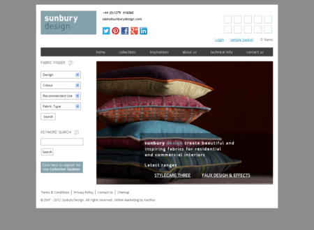 sunbury homepage screenshot