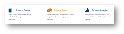 Amazon Posts, Analytics and Pages