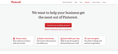 Convert to a Pinterest Business Account