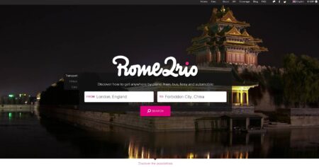 rome2rio web design