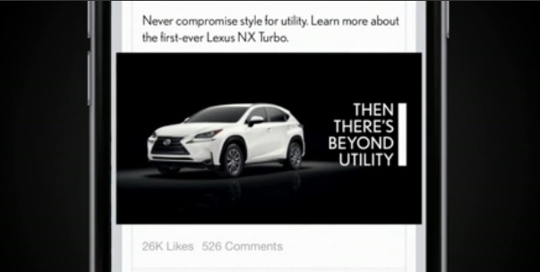 Facebook 1000 to 1 Lexus NX Campaign