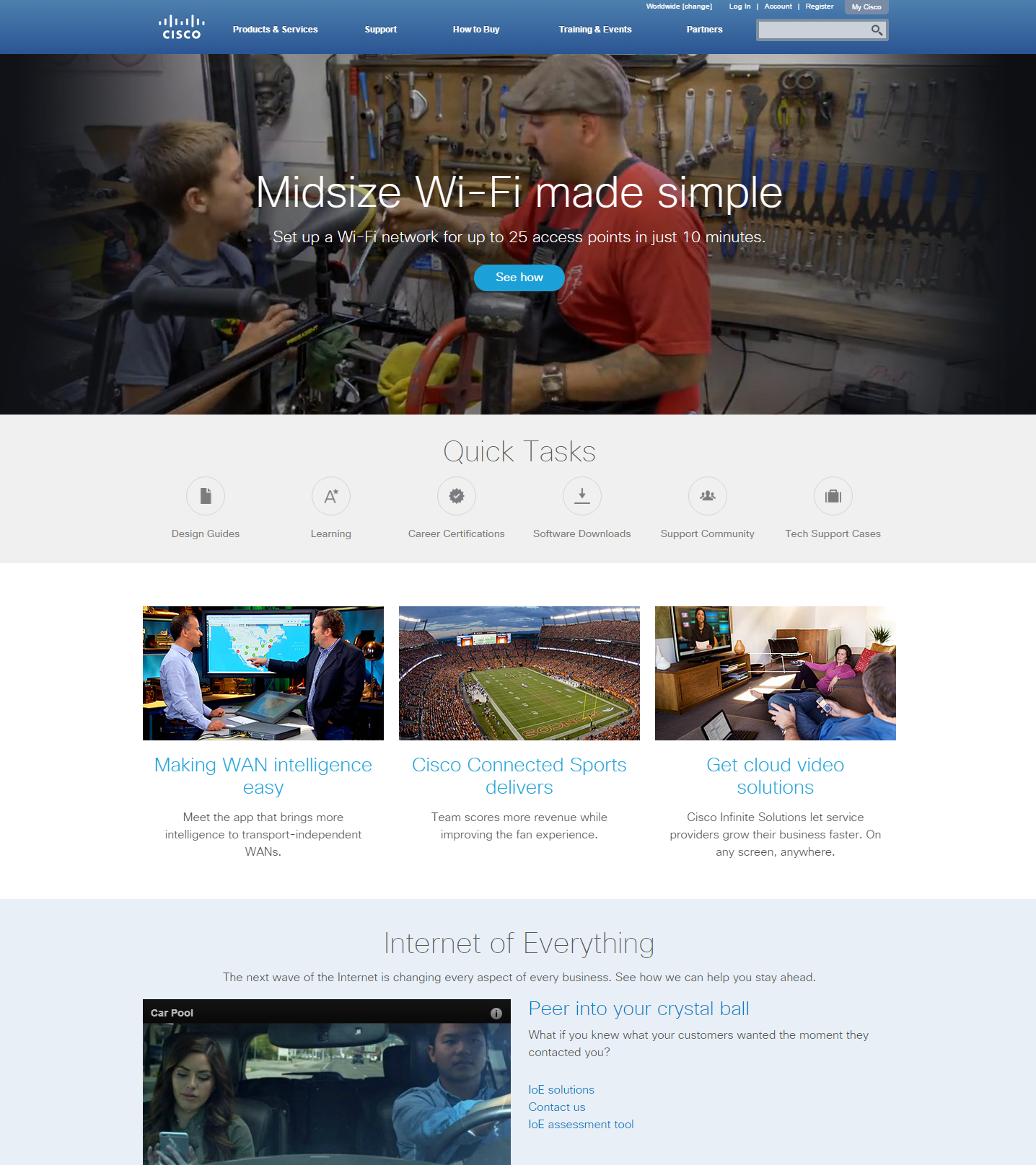 Cisco Engineering Web Design Example