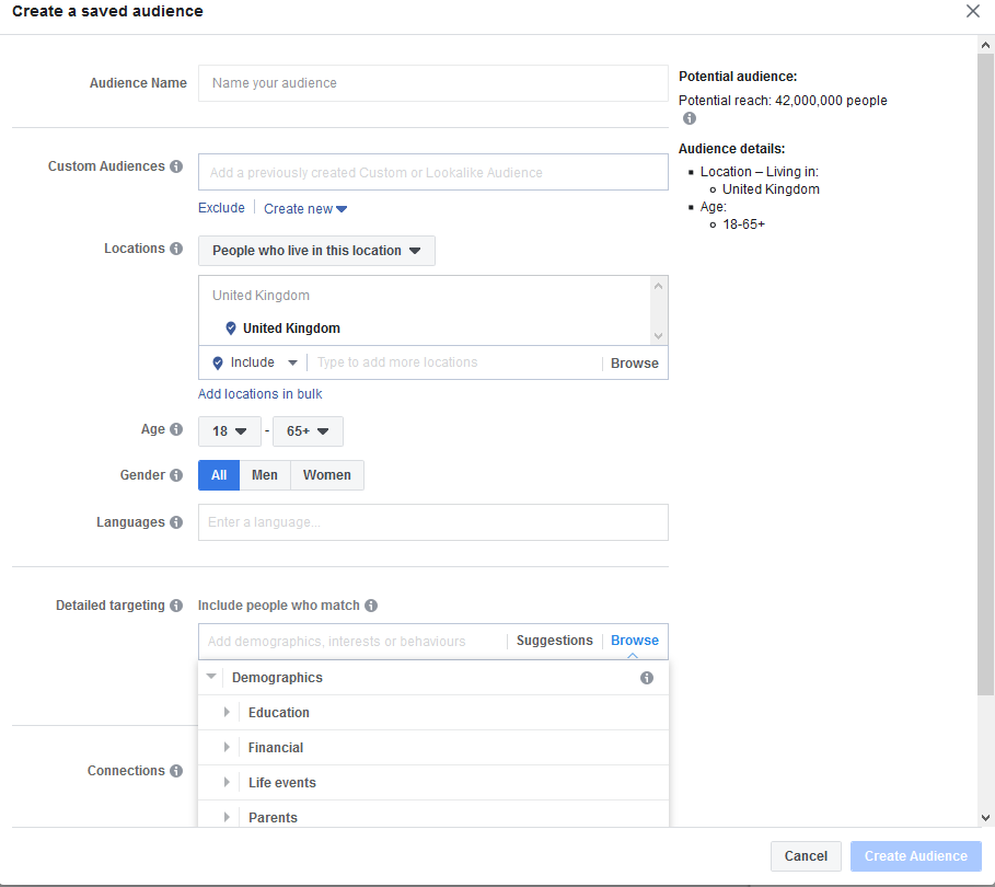 – Xanthos Digital Facebook Ad Saved Audience